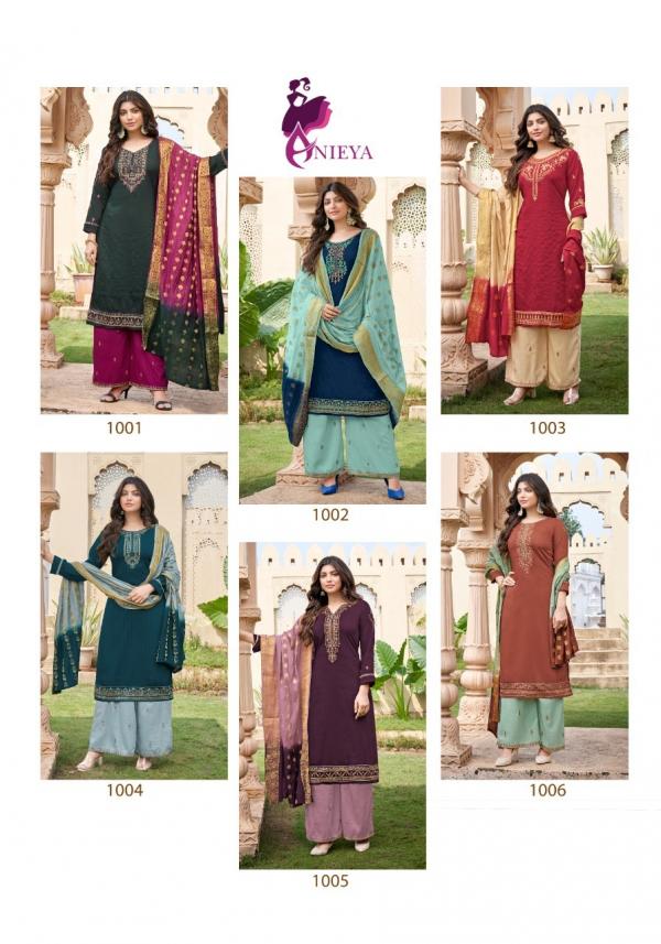 Anieya Lavniya Designer Embroidery Readymade Salwar